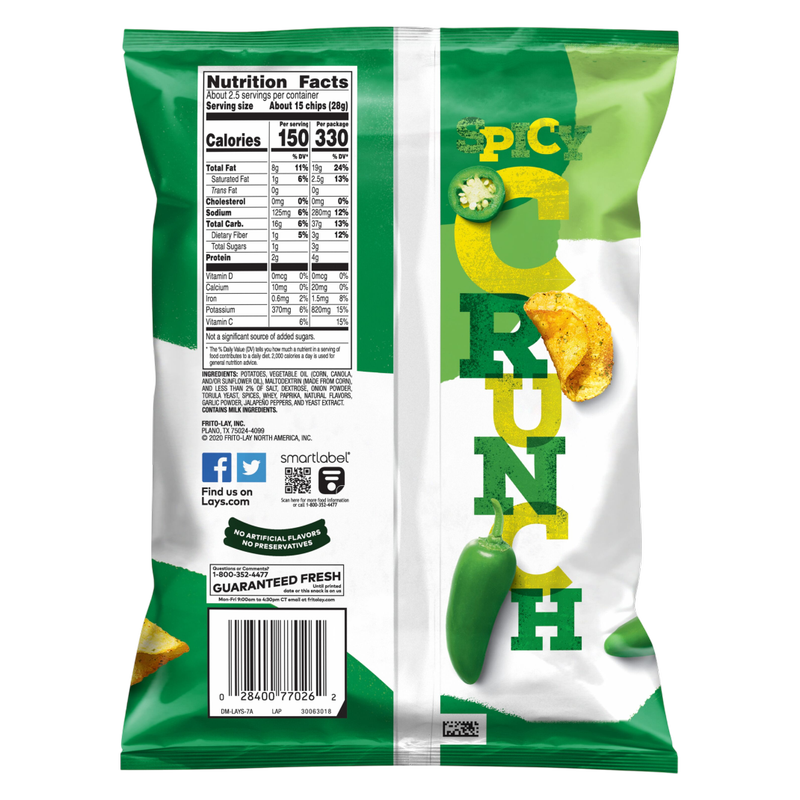 Lay's Kettle Jalapeno 2.25oz