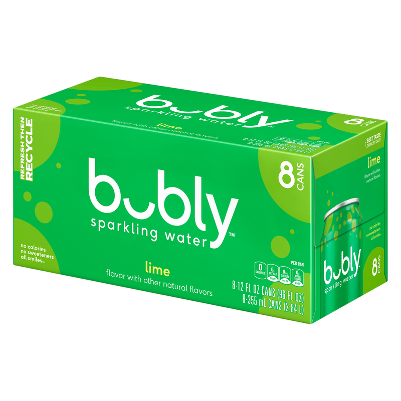 Bubly Lime 8pk 12oz Can