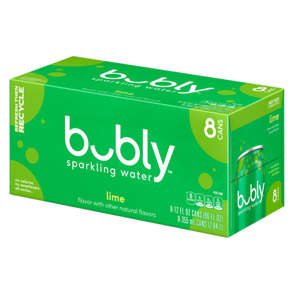 Bubly Lime 8pk 12oz Can