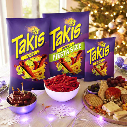 Takis Fuego Spicy Rolled Tortilla Chips, 9.9oz