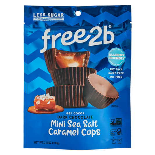 Free 2 B Mini Sea Salt Caramel Cups 3.5oz