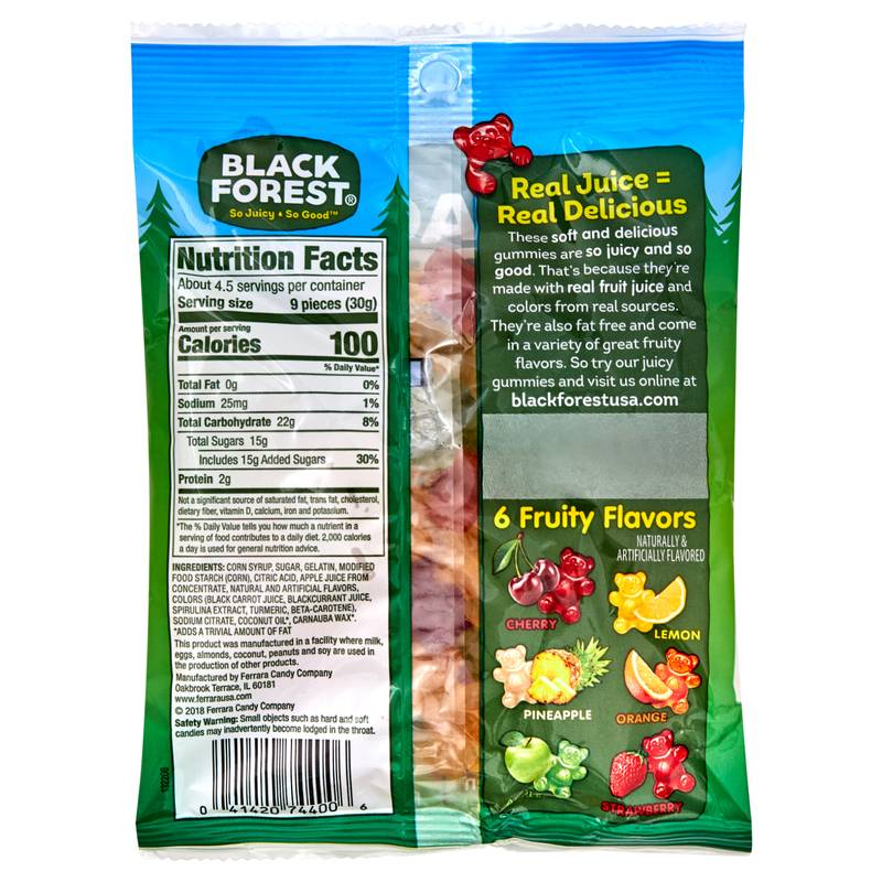 Black Forest Gummy Bears 4.5oz
