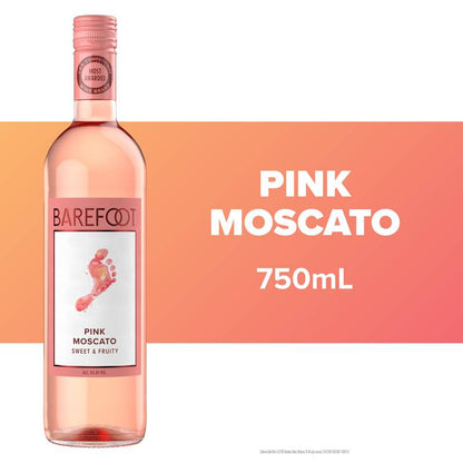 Barefoot Pink Moscato 750ml