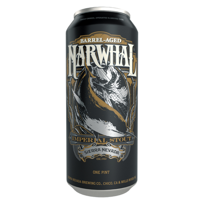 Sierra Nevada Brewing Barrel-Aged Narwhal Stout 4pk 16oz Can