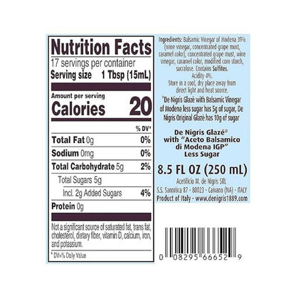 De Nigris Balsamic Glaze 8.5oz