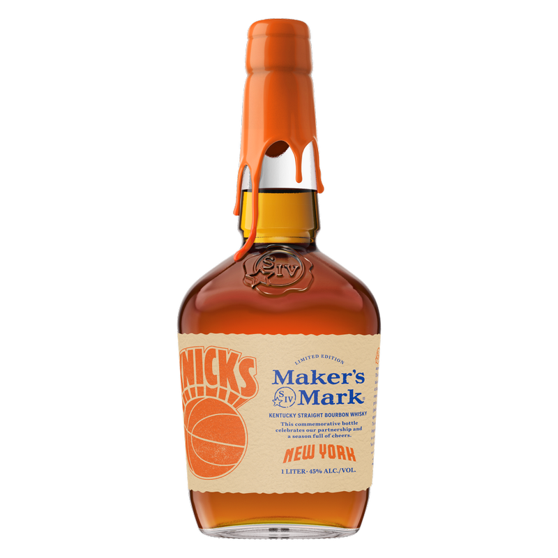 Maker's Mark Limited Edition New York Knicks Kentucky Straight Bourbon Whiskey 1L