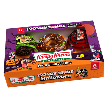 Krispy Kreme Looney Tunes Halloween Collection Doughnuts - 6ct