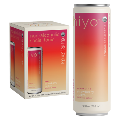 Hiyo Strawberry Guava 4pk 12oz Can