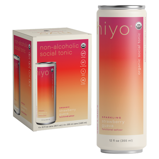 Hiyo Strawberry Guava 4pk 12oz Can
