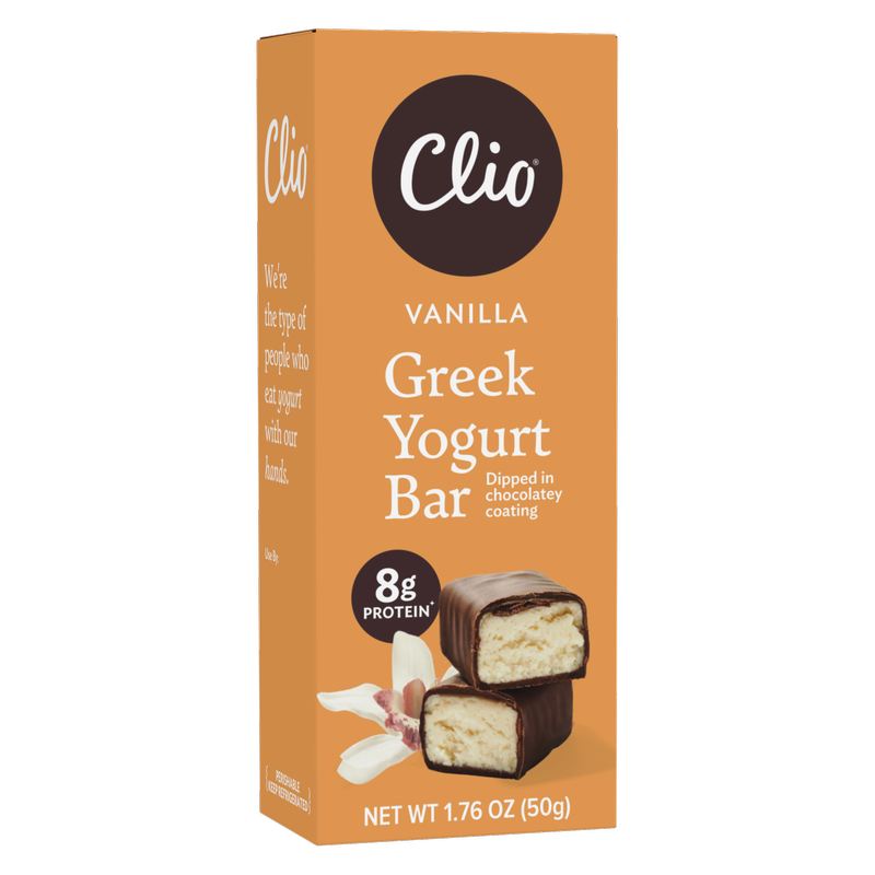 Clio Vanilla Greek Yogurt Bar - 1ct