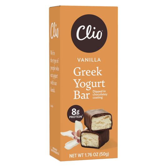 Clio Vanilla Greek Yogurt Bar - 1ct