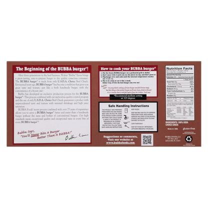 Bubba Burgers (Frozen) - 6ct