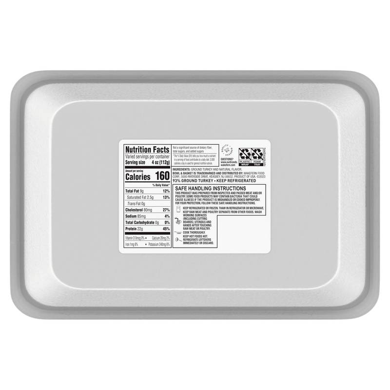 Ground Turkey 92% Lean - 20.8oz