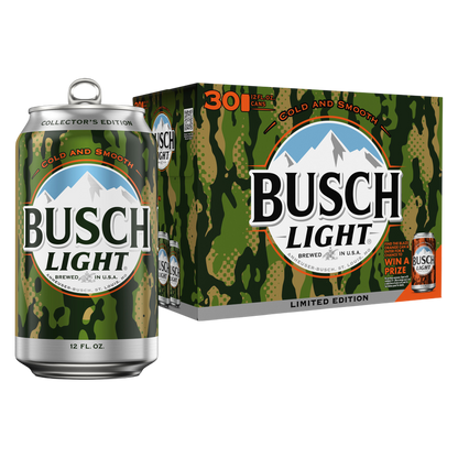 Busch Light 30pk 12oz Can 4.1% ABV