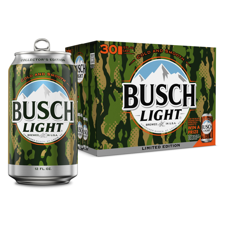 Busch Light 30pk 12oz Can 4.1% ABV