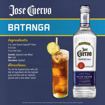 Jose Cuervo Especial Silver Tequila 100ml (80 Proof)