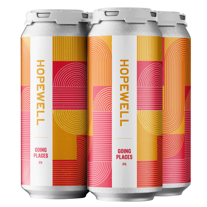 Hopewell Brewing Going Places IPA 4pk 16oz Can 6.8% ABV