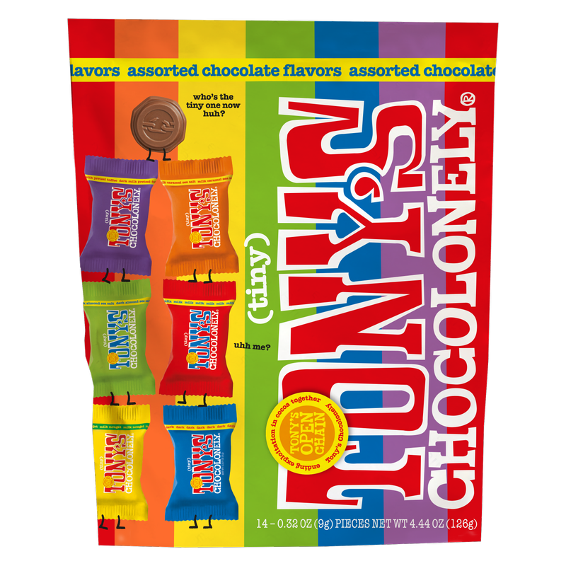 Tony's Chocolonely Variety Pack Tiny Tony's pouch, 14ct, 6.35oz