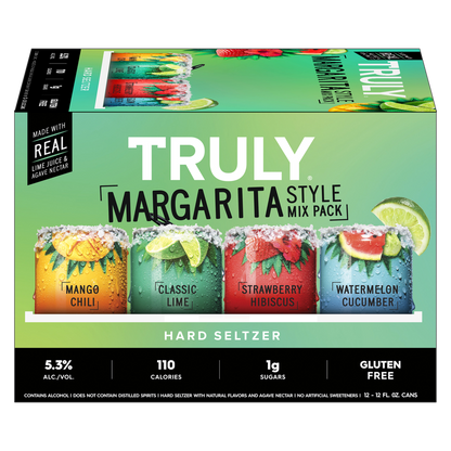 TRULY Margarita Style Variety 12pk 12oz Can 5.3% ABV