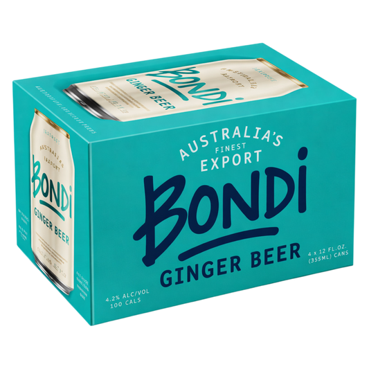 Bondi Australian Ginger Beer 6pk 12oz Can