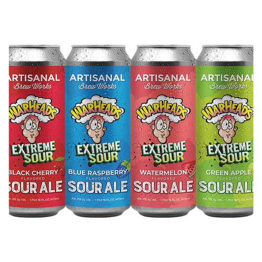 Artisanal Brew Works Warheads Sour Variety Pack 4pk 16oz