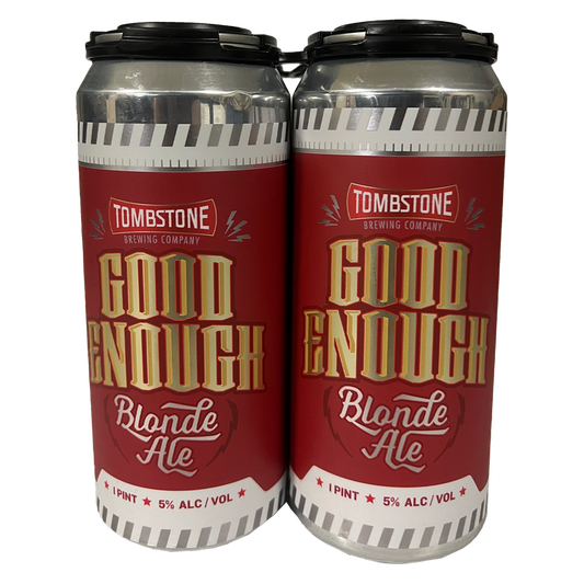Tombstone Brewing Good Enough Blonde Ale 4pk 16oz Can