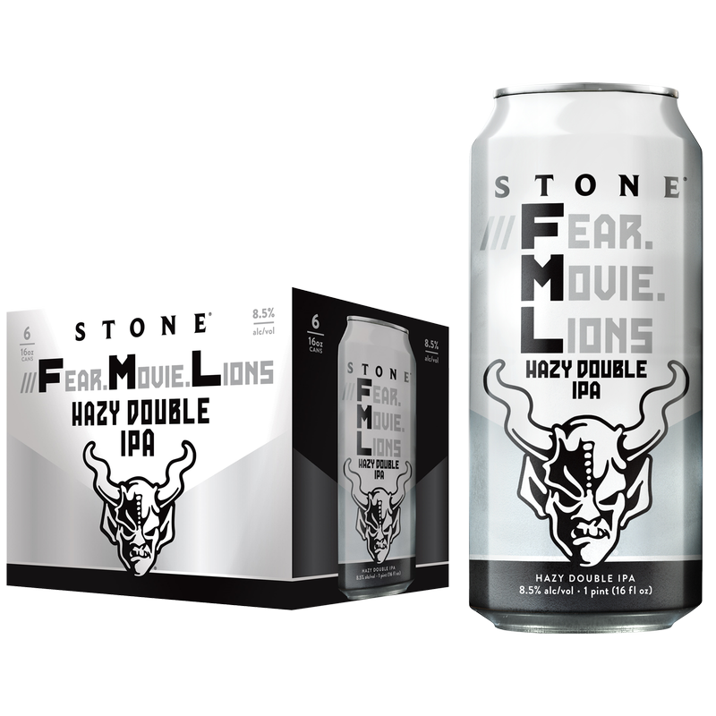 Stone Brewing Fear.Movie.Lions Double IPA 6pk 16oz Can 8.5% ABV