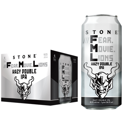 Stone Brewing Fear.Movie.Lions Double IPA 6pk 16oz Can 8.5% ABV