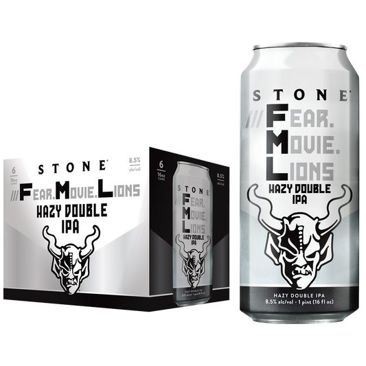 Stone Brewing Fear.Movie.Lions Double IPA 6pk 16oz Can 8.5% ABV