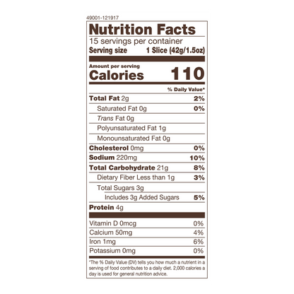 Nature's Own Perfectly Crafted Multigrain Thick Sliced Bread - 22oz