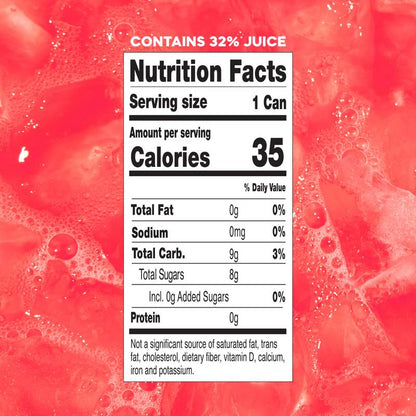 GoodPop Fruit Punch Juice & Bubbly Water 6pk 7.5oz Mini Can