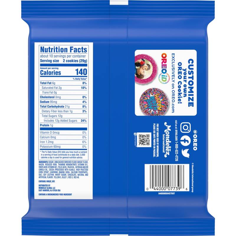 Oreo Dirt Cake Cookies 10.68oz