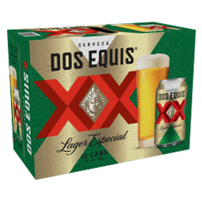 Dos Equis Lager 12pk 12oz Can 4.2% ABV