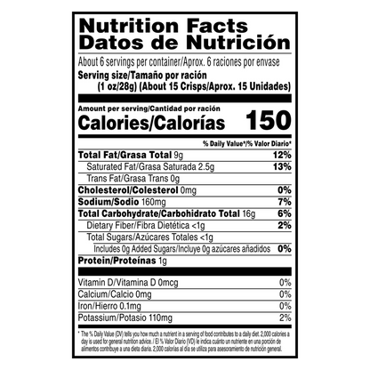 Pringles Sour Cream & Onion Potato Crisps Chips 5.5oz