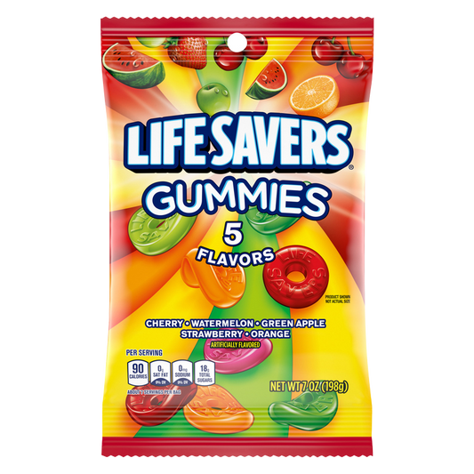 Life Savers 5 Flavors Gummies 7oz