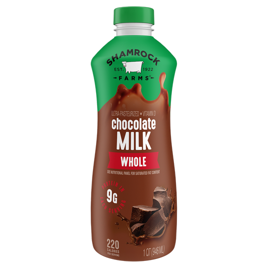 Shamrock Farms Whole Chocolate Milk 32oz