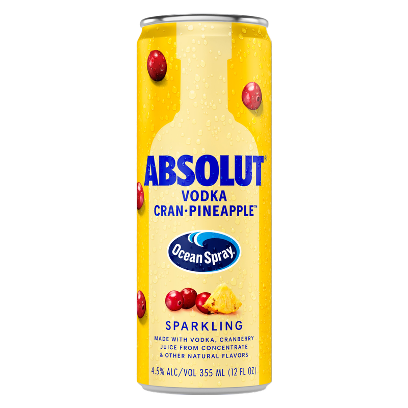 Absolut Ocean Spray Cran-Pineapple 12oz Can