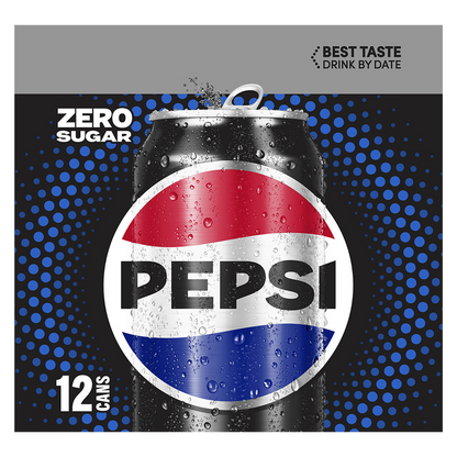 Pepsi Zero Sugar 12pk 12oz Can