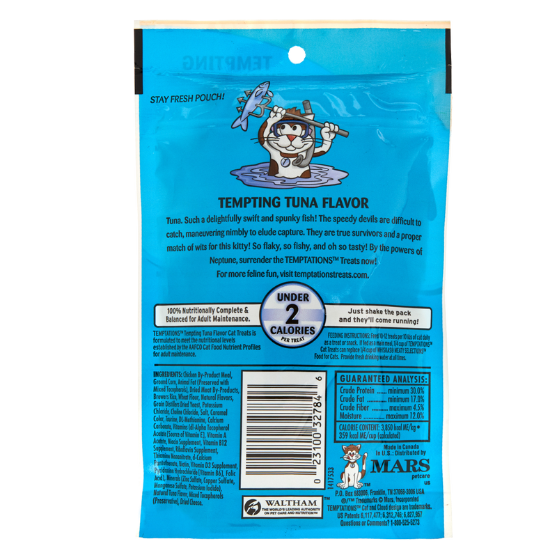 Whiskas Temptations Tempting Tuna Flavor Cat Treats 3oz
