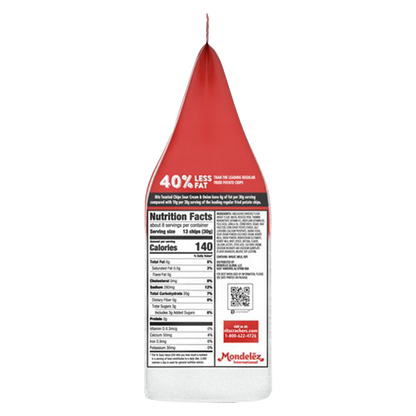 RITZ Toasted Chips Sour Cream and Onion Crackers, 8.1 oz