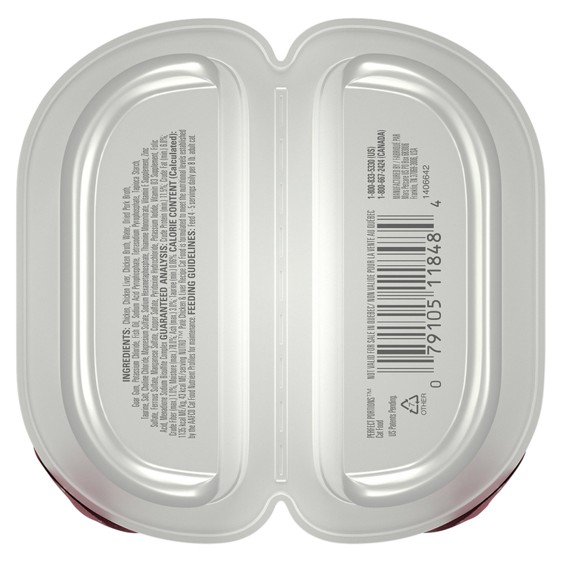 Nutro Perfect Portions Chicken & Liver Wet Cat Food 2.6oz
