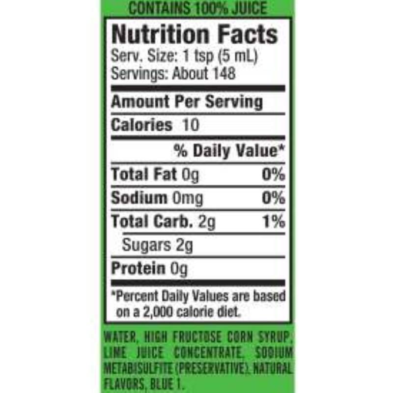 Rose's Lime Juice 25oz Btl