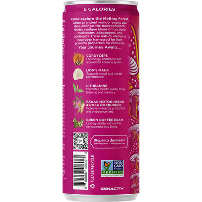 Melting Forest Strawberry Lemonade Mushroom Energy 12oz Can
