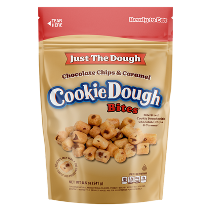 Cookie Dough Bites - Just the Dough - Chocolate Chip and Caramel, 8.5oz