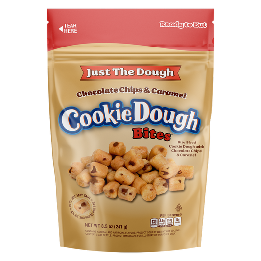 Cookie Dough Bites - Just the Dough - Chocolate Chip and Caramel, 8.5oz