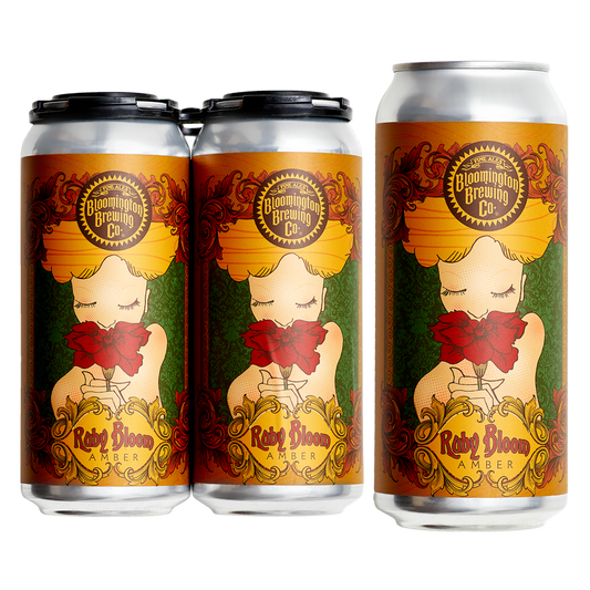 Bloomington Brewing Co. Ruby Bloom Amber Ale 4pk 16oz Cans 6.0% ABV