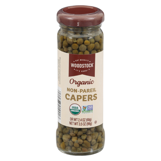 Woodstock Organic Capers 3.5 oz