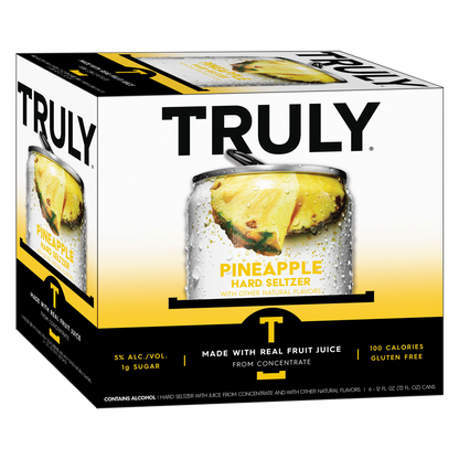 Truly Hard Seltzer Pineapple 6pk 12oz Can
