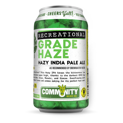 Community Rec Grade Haze IPA 6pk 12oz Can 7.7% ABV