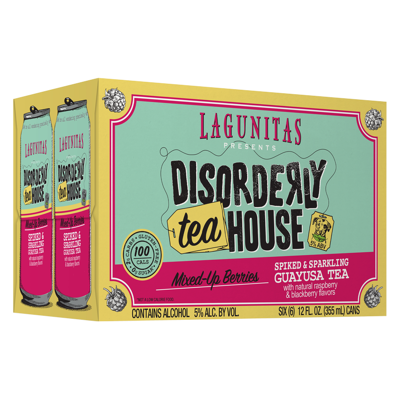 Lagunitas Disorderly Tea House- Mixed-up Berry 6pk 12oz Can 5.0% ABV